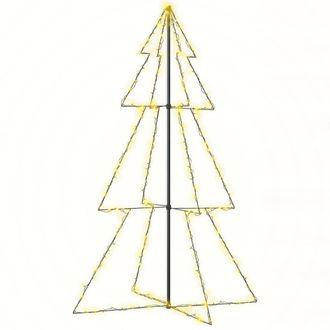 vidaXL Vidaxl - Rbol De Navidad 240 Luces Led Interior Y Exterior 118x180 Cm