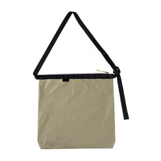 Generic Travel Sling Bag, Camping Shoulder Bag, Lightweight Waterproof Shoulder Bag, Large Capacity Camping Shoulder Bag for Hiking, Travel, Khaki, Refer to d