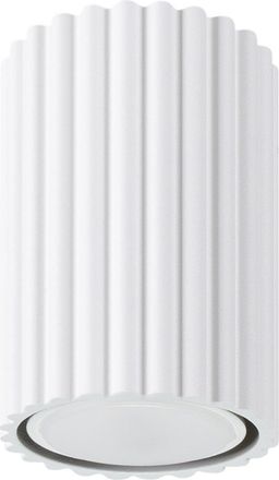 Sollux Lighting Design Deckenlampe Karbon ø 6.5 x 10 cm - Weiss