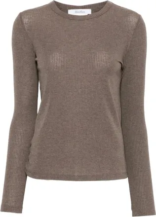 Max Mara Mujer, Jerseys, Marr&oacute;n, Talla: M