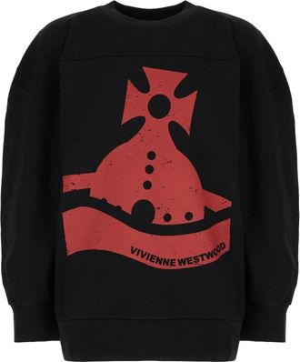 Vivienne Westwood Sweatshirts, male, Black, 3XL, Stylish Sweatshirt for a Trendy Look