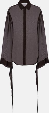 Frankie Shop Verlin chiffon shirt