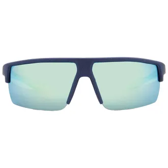 Body Glove BG 23 439 Polarized Green Mirror Wrap Mens Sunglasses 10270157.CGR NVGRN