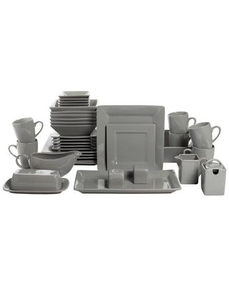 10 Strawberry Street Nova Square 40pc Dinnerware Set