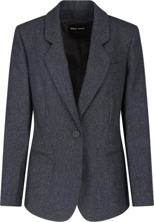 Giorgio Armani Blazer Monopetto In Lana Vergine