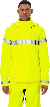Vaude Regenjacke VAUDE MENS LUMINUM RAIN JACKET, Herren, Gr. XXL, gelb (neon gelb), Obermaterial: 100% Polyester. Futter: 100% Polyester, normal, Jacken Reg