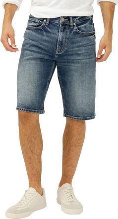 Silver Jeans Co Gordie Relaxed Fit Denim Shorts in Delray at Nordstrom, Size 28