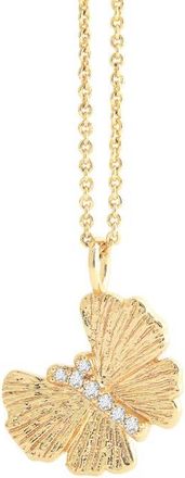 Anabel Aram Butterfly Pendant Necklace in Gold at Nordstrom