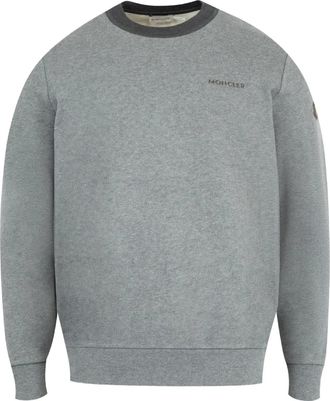 Moncler Felpa con applicazione - Grigio