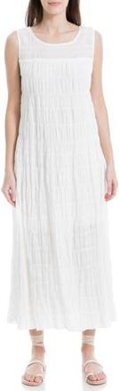 Max Studio Sleeveless Tiered Maxi Dress in White-White at Nordstrom Rack, Size X-Large