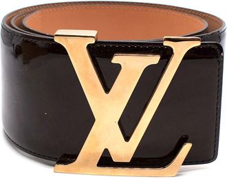 Louis Vuitton Amarante Patent Leather Belt 75 Size 30/76