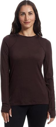 Smartwool Active Long Sleeve Womens Clothing Mink : XL, Lyocell/Wool