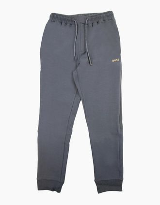 HUGO BOSS Mens Hugo Boss Hadiko 1 Side Stripe Tracksuit Bottoms Dark Grey 027 - Size: 42/Regular