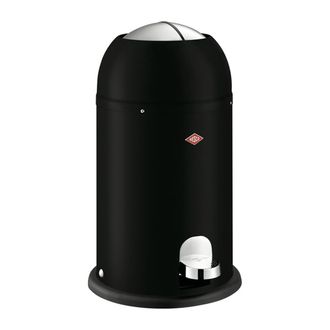 WESCO Papelera Wesco Kickmaster Junior Negro 12 Litros Acero