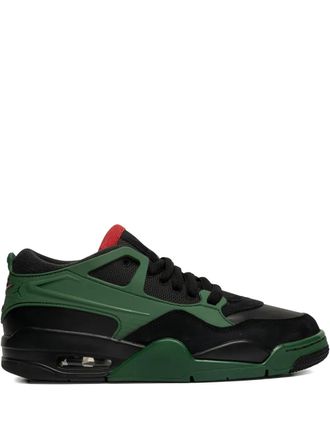 Nike Jordan 4 RM Black/Gorge Green University Red sneakers - Black/Gorge Green-University Red