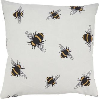 Saro Lifestyle Bumble Bee Outdoor Pillow