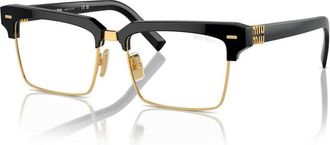 Miu Miu MU10ZS 1AB5S0 Black/Gold/Dark Grey