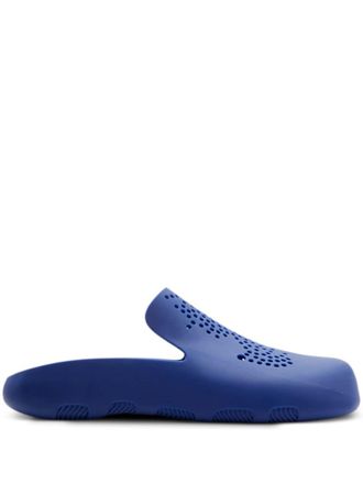 Burberry Stingray perforated slides - Blue