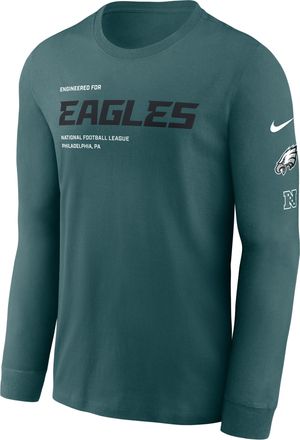 Nike Philadelphia Eagles Play To Win Essential Nike Mens NFL Long-Sleeve T-Shirt in Green | NKAC3JD86-B6C