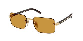Prada PR D55S 5AK50P Mens Sunglasses Gold Size 55