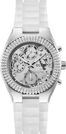 Guess Jelly Womens Transparent Watch GW0773L1 Silicone - One Size