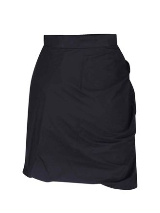 Vivienne Westwood Wrapped Cotton Skirt - Navy