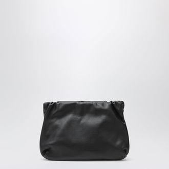 The Row 90s calf leather bag in black