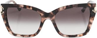 Jimmy Choo London Jc 5012 Zonnebril - Dames - Zonnebrillen - Bruin - 54 MM - Accessoires
