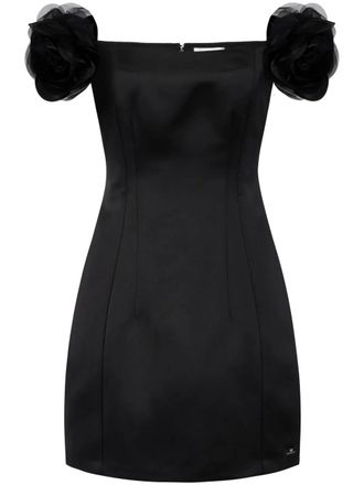 Elisabetta Franchi satin dress - Black