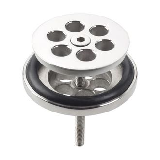 Clou Wash Me plug voor siliconen waterstop rvs Chroom