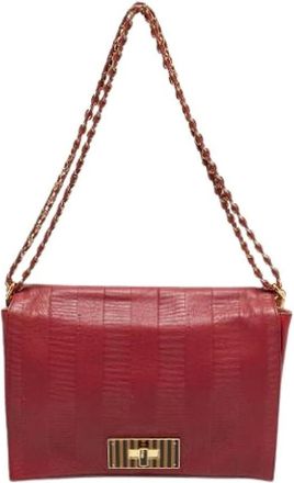 Fendi Pre-owned Cross Body Bags, female, Red, Size: ONE SIZE Pre-owned Vintage Cross Body Bag