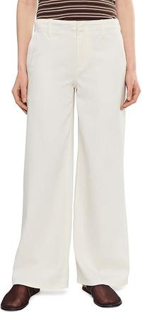 Liverpool L.A. 30 Weekender Mid-Rise Wide Leg Jeans Womens Jeans White : 12 30, Cotton/Denim/Elastane