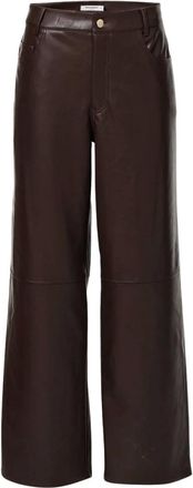Beaumont Amsterdam Geraldine Broek - Dames - Broeken - Bruin - Maat: XL Wol