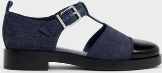 Charles & Keith Charly T-Bar Buckled Sandals