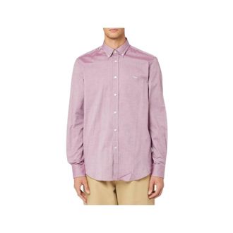 Harmont & Blaine Casual Shirts - Heren - Casual Overhemden - Rood - 2XL - Katoen - Overhemden