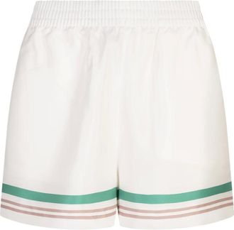 Casablanca Korte Broeken, Dames, Wit, S, Casual Shorts