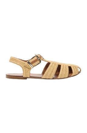 Maje Flat strap sandals in Beige at Nordstrom, Size 39