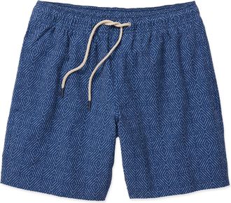 Fair Harbor Mens Bayberry 7 Swim Trunks Blue XXL