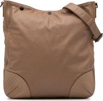 Bottega Veneta Borsa a tracolla Intrecciomirage in pelle 2012-2024 - Marrone