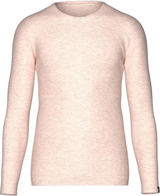 Trigema Longsleeve TRIGEMA TRIGEMA Langarmshirt, Damen, Gr. XXL, beige (sand, melange), 95% Baumwolle, 5% Elastan, Basic, Shirts Longsleeve