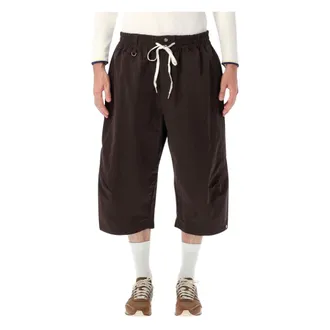 Yohji Yamamoto Heren, Korte broeken, Bruin, Maat: M