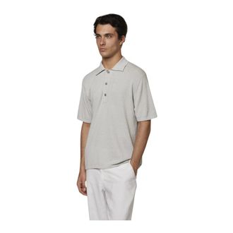Daniele Fiesoli Polo Shirts, male, Gray, Size: XL Polo Shirt DF 3070