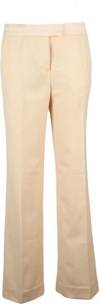 Zimmermann Broeken, Dames, Beige, S, Wol, Smokingbroek