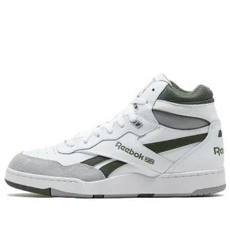 Reebok BB 4000 II Mid White Varsity Green 100032748