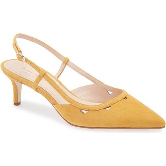 Kate Spade New York Veyda Slingback Kitten Heel Pump in Squash Blossom at Nordstrom Rack, Size 7