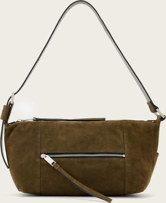 AllSaints Leather Vega Suede Shoulder Bag, Size: One Size