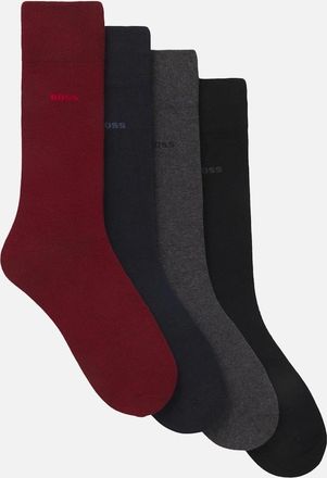 HUGO BOSS Mens BOSS Black 4P RS Giftset Uni CC Socks 964 Misc - Size: 16/14.5/8/15/8.5/15.5/9/13/13.5/14/6.5/7/7.5/11.5/5/12/5.5/12.5/6/3.5/3/10.5/4/11/4.5/2.5