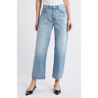 Pistola Denim Lexi Distressed Crop Barrel Jeans in Bowie at Nordstrom, Size 32