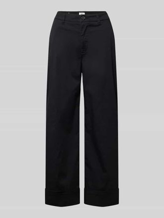 s.Oliver Red Label Wide Leg Culotte aus Baumwoll-Mix in Black, Gr&ouml;&szlig;e 34