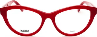 Moschino MOS623 Cat Eye Eyeglasses - Red